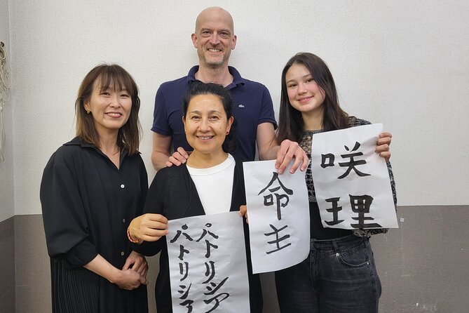 Calligraphy Workshop in Namba, Dotonbori - Writing Your Name in Kanji or Katakana: The Keepsake Moment