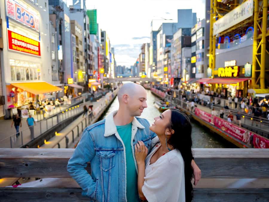 Cinematic Video shoot in Osaka - Meeting Outside Dotonbori Hotel: Start Where the Action Is