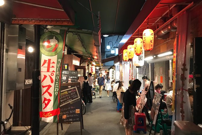 Deep Osaka Night Life, Eat & Drink! - The 4-stop menu: takoyaki, sushi with sake, wagyu BBQ, ramen