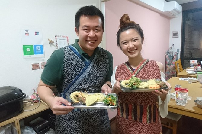 Enjoy artistic TEMPURA Cooking Class - The Big Payoff: Eating What You Make with Rice and Chilled Tofu