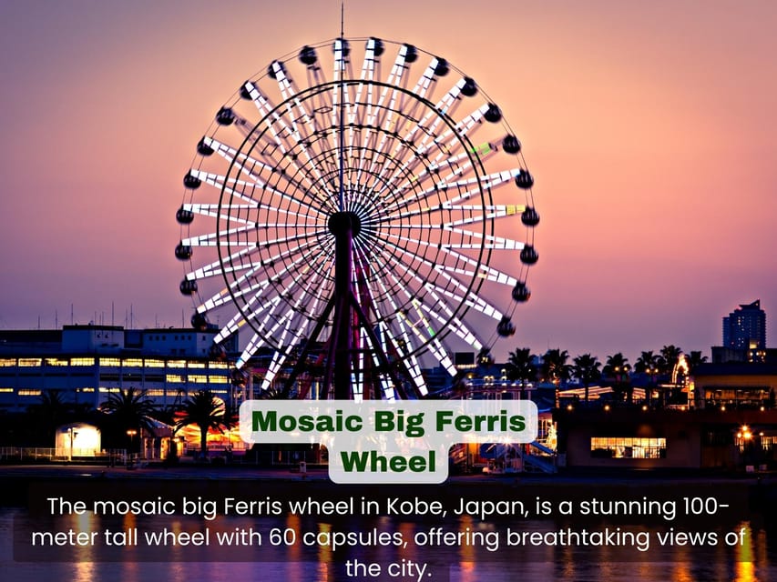 From Osaka: KOBE 1-DAY TOUR with English speaking Driver. - Private charter value: $627 per group up to 6, and what you get for it