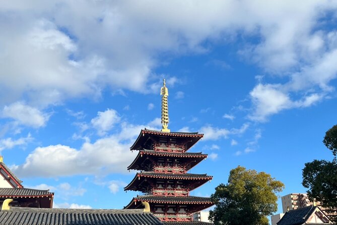 Full Day Walking Tour in Osaka Castle Temples and Ukiyoe - Kuromon Market hour: food street energy without the pressure
