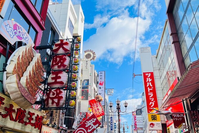 Full Day Walking Tour in Osaka Castle Temples and Ukiyoe - Dotonbori Tsuribori and Shinsaibashi: big signs, old art, and real street Osaka