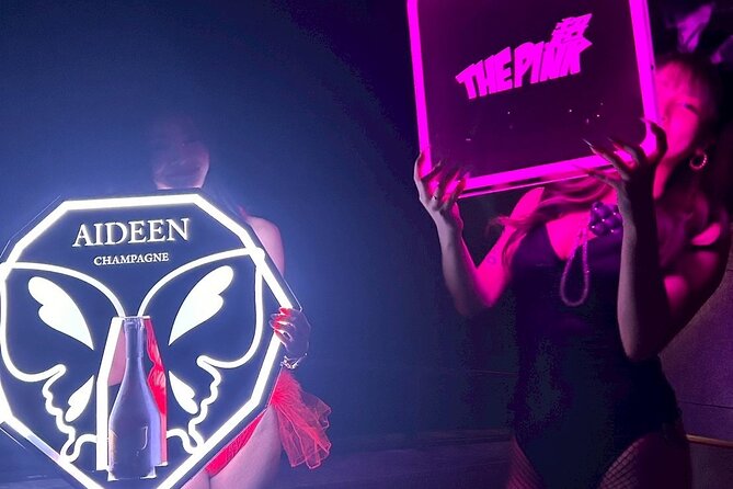 Hidden Gems and Bustling Districts of Osaka Night Tour - The Pink club: LED shows, performances, and where the ticket question matters