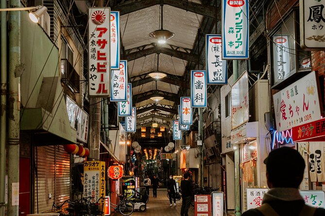 Hidden Osaka - Yukaku Red Light Tour & Culinary Adventure - What You Eat: Bold Osaka Dishes, Drink Pairing, and Budget Reality
