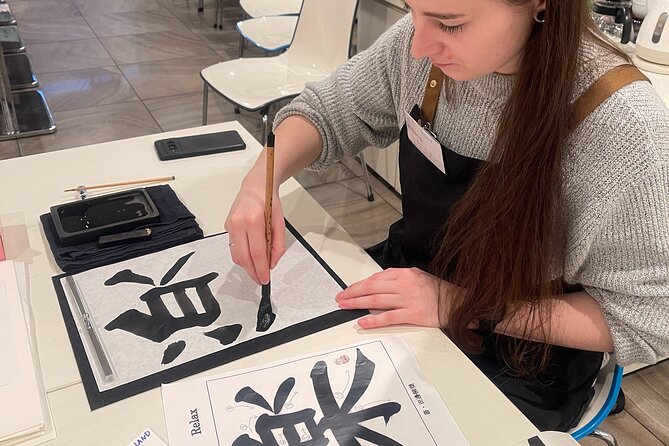 Japanese Calligraphy Experience in Osaka - Japanese Calligraphy in Shinsaibashi: One Hour, One Kanji, Real Keepsake