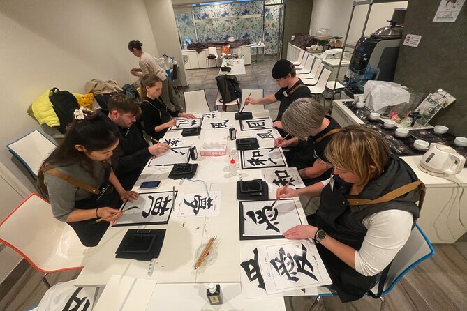 Japanese Calligraphy Experience in Osaka - Green Tea and Japanese Sweets: The Calm Ending