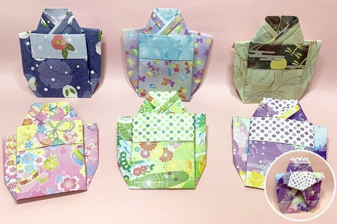 Japanese miniature kimono made with origami in Osaka - Key things I’d bet on before you go