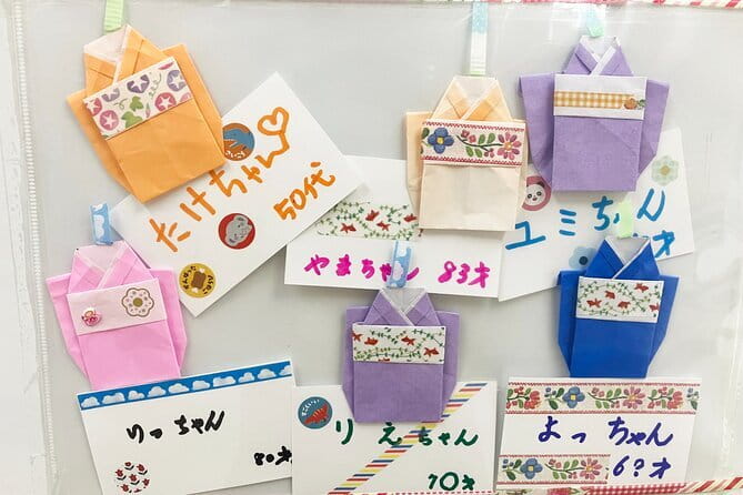 Japanese miniature kimono made with origami in Osaka - Price, Duration, and Value at $65.32