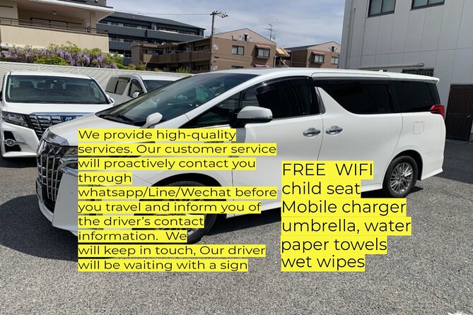 Kansai/KIX Airport to or from Osaka/Kyoto Private Transfer - From KIX to Osaka or Kyoto: what this transfer really buys you