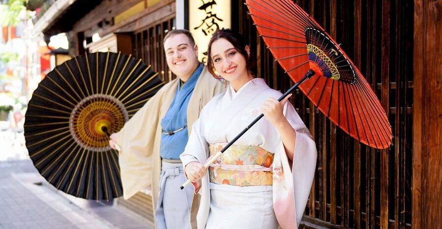 Kimono photoshoot-Includes 100 photo data - Where the magic happens: Shinsaibashi + a cherry blossom studio