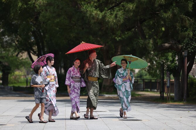 Kimono Rental Photoshoot Experience in Osaka - After the shoot: strolling in kimono around famous Osaka spots