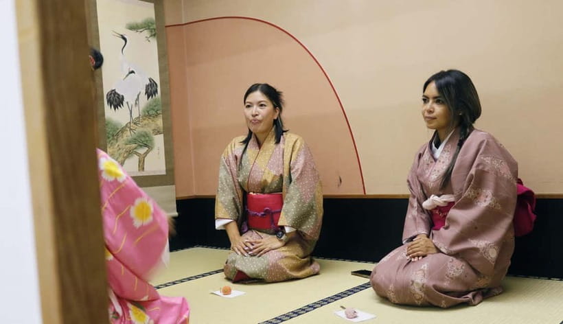 Learn Zen in a class of making Matcha tea near Osaka Castle - Wagashi, Wabi-Sabi, and the Four Seasons in Dessert Form