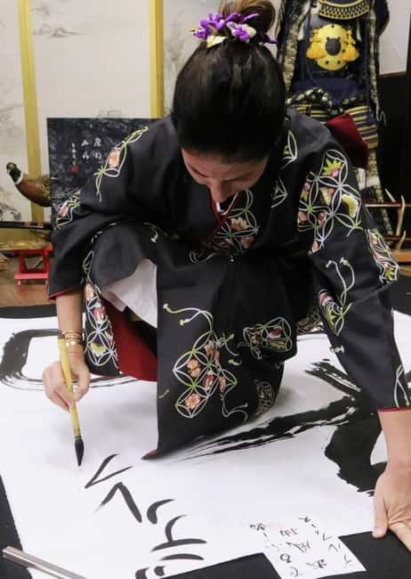 Learning Shodo with a kimono and Trying Samurai Calligraphy - Price and value: what $42 covers (and what to budget for)