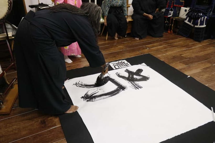 Learning Shodo with a kimono and Trying Samurai Calligraphy - Who this experience suits best (and who should skip it)