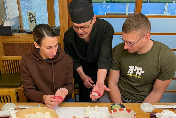 Learning Sushi from a Professional Sushi Chef in Osaka - Sushi lesson energy: modern Osaka, but up close