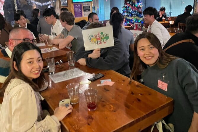 Meet Osaka locals and Japanese speaking experience at Pub Umeda - Small groups and seat rotation: how you get more speaking time