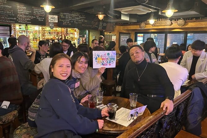 Meet Osaka locals and Japanese speaking experience at Pub Umeda - The first 15 minutes: drink, check-in, and topic cards