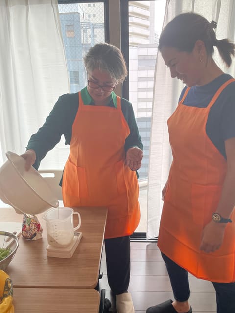 Okonomiyaki or Ramen&Gyoza Class with Local Shop Tour - Hands-on cooking in the kitchen: Okonomiyaki & Yakisoba or Takoyaki