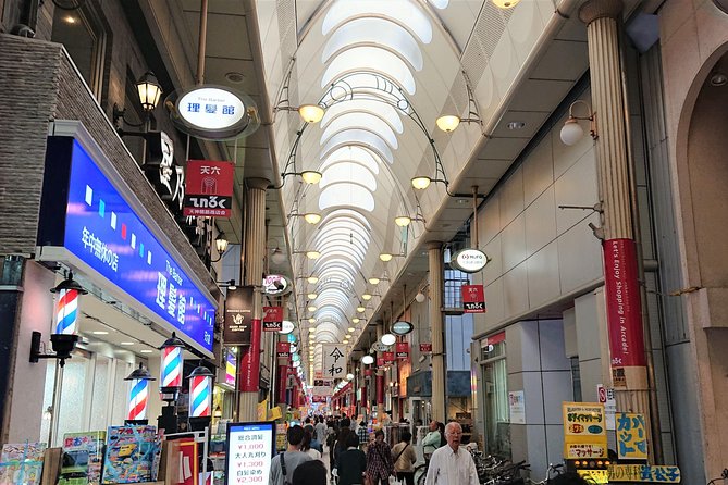 One-Day Walking Tour : Making Fun Memories in North Osaka - Tenjinbashi-suji Shopping Street: long local lanes with easy snack options