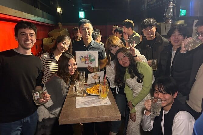 Osaka American village Bar hopping tour - Stop 2 back in Nishishinsaibashi: free karaoke and street-level bar choice