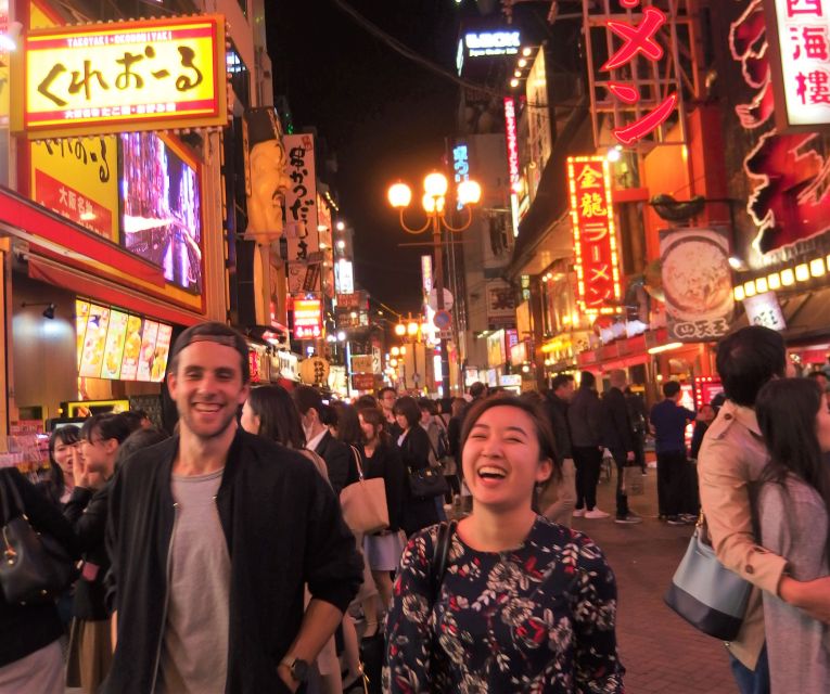 Osaka: Bar-Hopping Night Tour in Namba - Meeting in front of FamilyMart: start point and first-time navigation tips