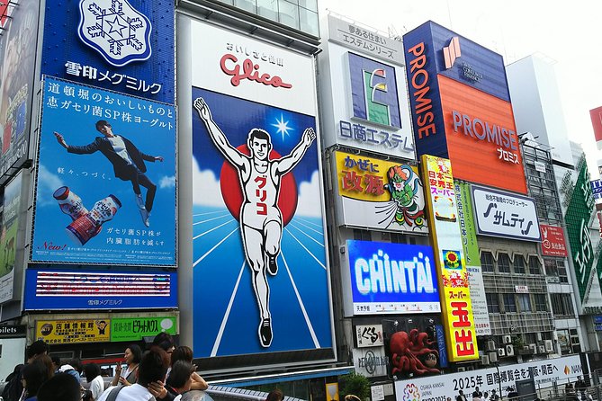 Osaka Castle & Dotonbori Lively One-Day Walking Tour - Dotonbori: from theater-era entertainment to neon nightlife by the canal