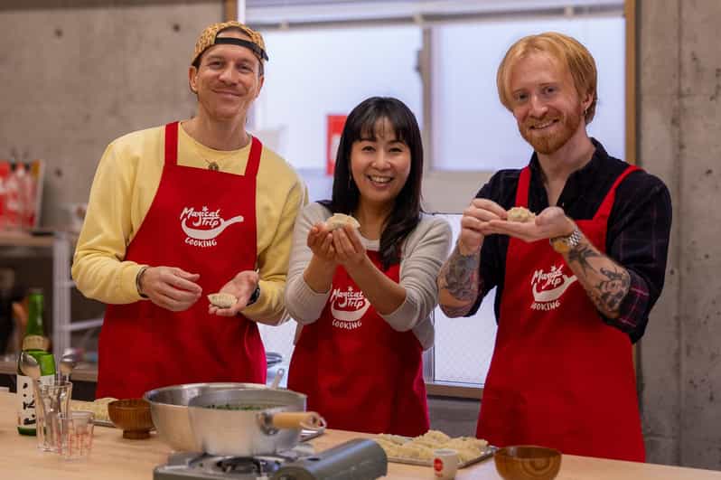Osaka: Cooking Class & Sake Tasting with Local Market Visit - MagicalTrip Cooking Studio: Niku-Sui, Okonomiyaki, and Gyoza in One Session