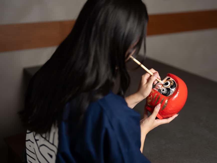 Osaka Daruma Workshop — Paint Your Own Good-Luck Daruma - Painting Your Daruma Calmly: A Creative Reset in the Middle of Osaka