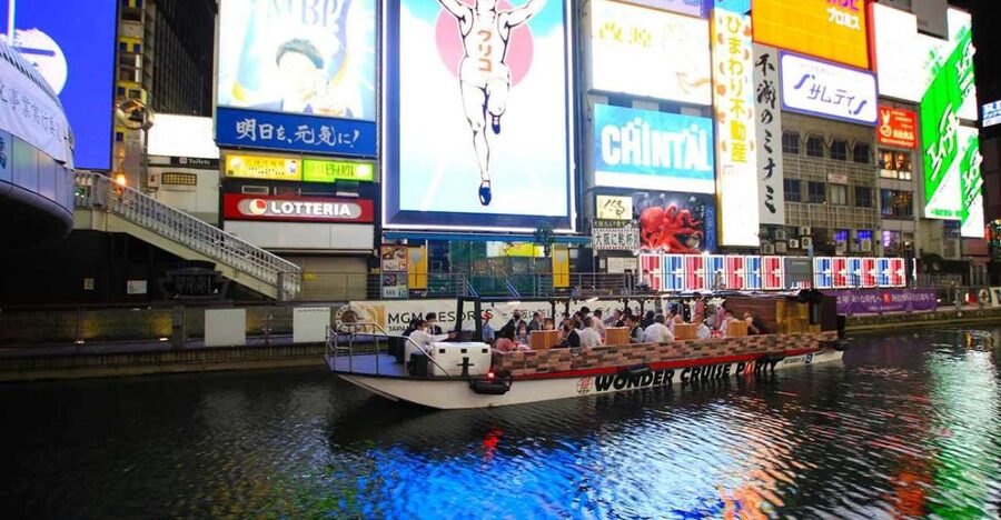 Osaka: Dotonbori District River Cruise with Drink Discount - The Dotonbori view you can’t get from the sidewalk