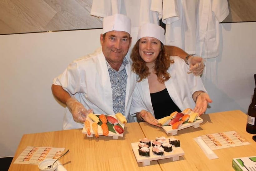 Osaka Dotonbori: Vegan/Vegetarian Sushi Making Experience - Step 2: shaping the base, then building sushi like a pro