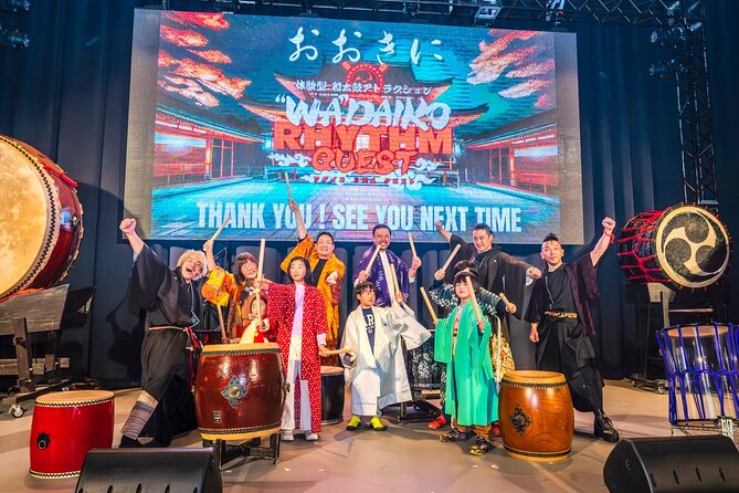 OSAKA:Feel the Power! Learn Taiko Drum from Professionals - What you do with the drums (and why it feels easier than it sounds)