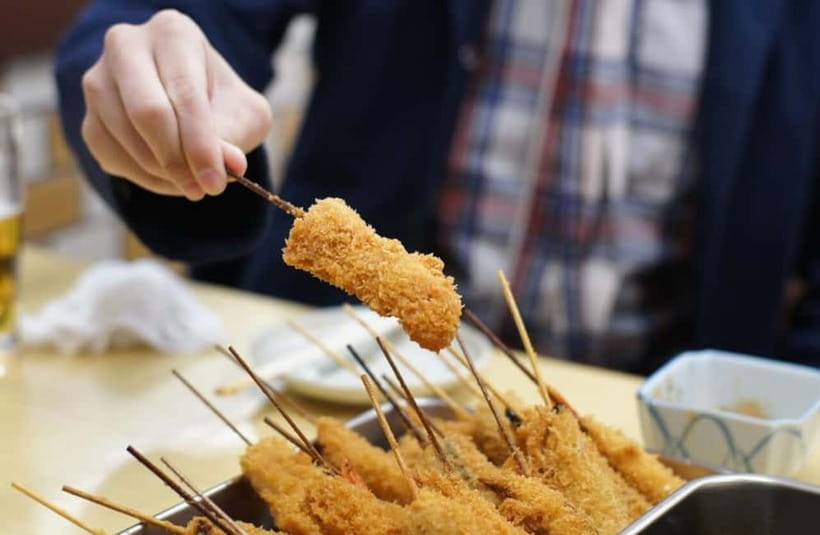 Osaka: Food Tour Kuromon Market & Dotonbori with Guide - Hozenji Area and Kushikatsu Yokozuna: Where the Fried Skewer Game Gets Real