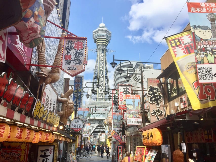 Osaka: Full-Day Private Guided Tour of the Historical City - Shinsekai and Tsutenkaku: Ending in Retro Osaka Mode
