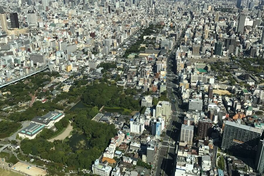 Osaka: Full-Day Sightseeing Tour by Private Vehicle - Harukas 300 at Abeno: city views from the glass elevator