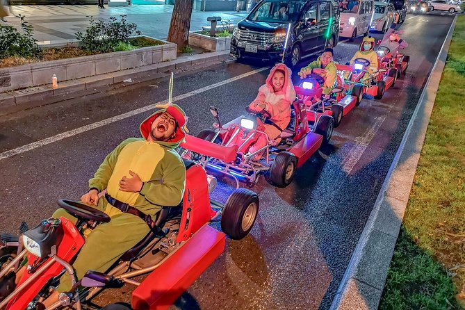 Osaka Go Karting Tour with Funny Costume - Tsutenkaku Tower and Osaka Food Spots Through Your Viewfinder