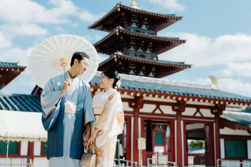 Osaka: Kimono or Yukata Rental &Photos Service Options - The Dressing Process: Obi Fit, Footwear, and a Head-to-Toe Result