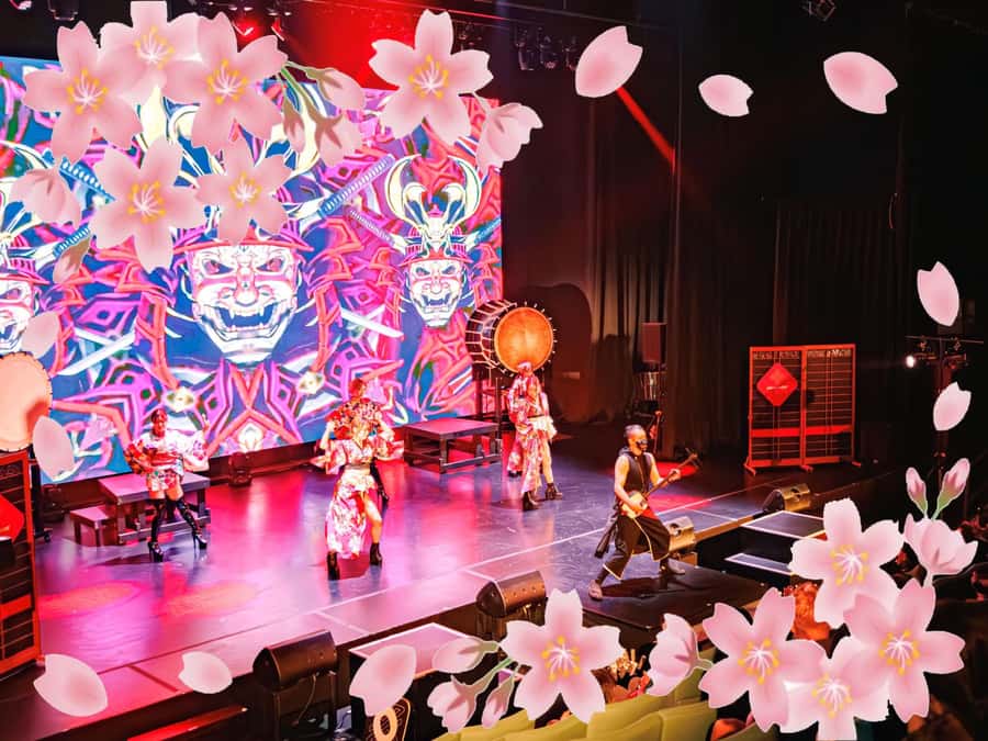 OSAKA NIGHT FUSION Japanese Taiko Kabuki Samurai Dance Show - Audience participation: how to join in and not feel awkward