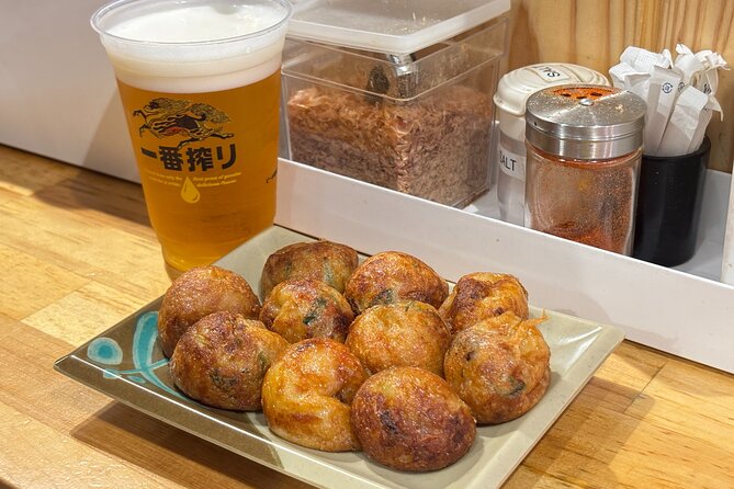 Osaka Night Walk : Discover Umeda Food and Pub - Drinks and Dishes: How the Four-Drink Setup Actually Helps