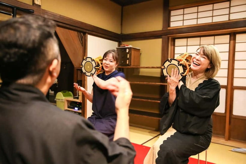 Osaka: Noh Performance with English Subtitles and Workshop - Yamamoto Noh Theater: a historic room near Osaka Castle
