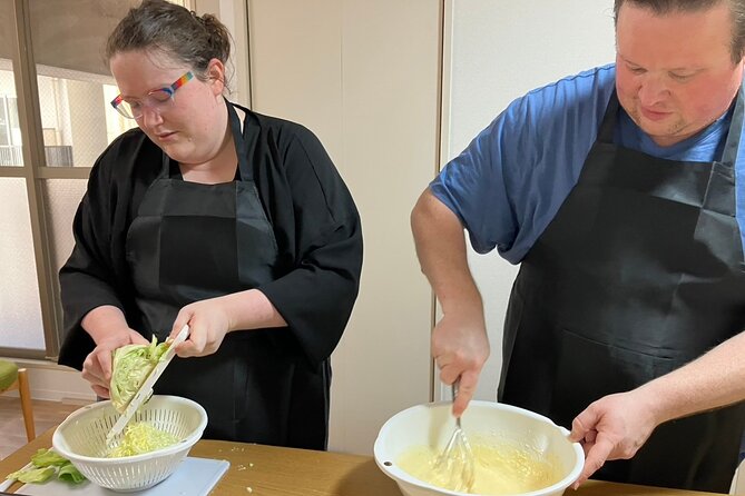 Osaka Okonomiyaki Cooking Class "Learn here and make it at home" - Where You Start: Shinsaibashi to Honmachi, With an Easy Walk