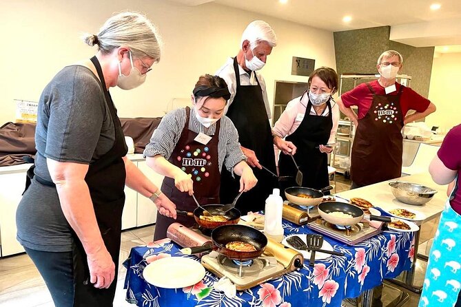Osaka Okonomiyaki Cooking Experience! - A small-group Osaka hostel class with a homey, local feel