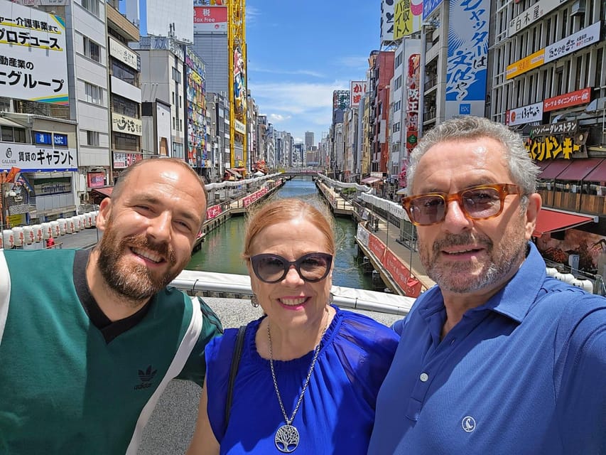 Osaka: Private 4/5/6h Tour For Cruise Ship Passengers - Dotonbori and the Running Man: neon with context