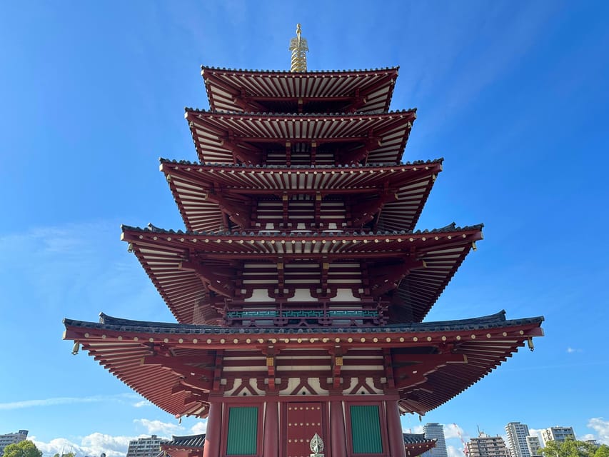 Osaka: Private Tour of Shitennoji, Osaka's Oldest Temple - Japanese Garden: calm walking with guided context