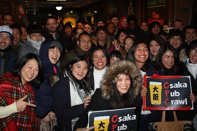 Osaka Pub Crawl and Nightlife Tour - Meeting People in a Group Without Losing Yourself
