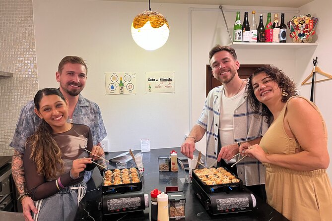 Osaka Sake Tasting & Takoyaki Cooking Experience - Who should book this Osaka class