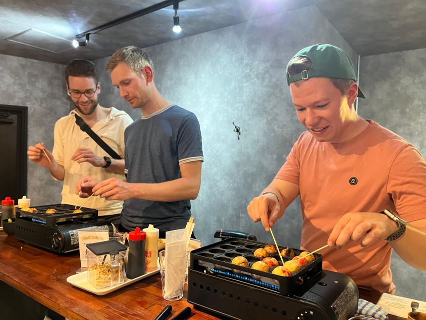 Osaka Sake Tasting with Takoyaki Cooking - Quick hits before you go