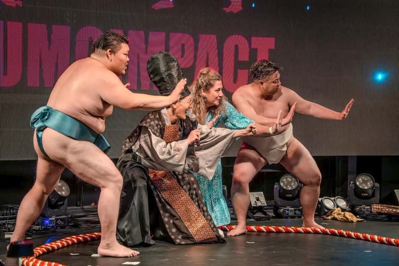 Osaka:SUMO BEATS SHOWCASE: Taiko Drum and Wagyu burger! - Who should book this Osaka sumo night (and who might want to think twice)