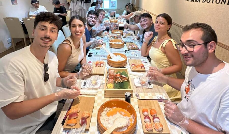 Osaka: Sushi Making in Spacious Studio (SAME-DAY OK!) - Finding the Orange Building Near Namba Station