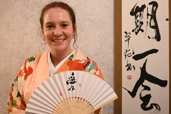 Osaka: Tea Ceremony, Calligraphy, and Kimono Experience - Calligraphy session: making a keepsake you can bring home